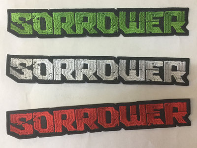 Sorrower embroidered patches main photo