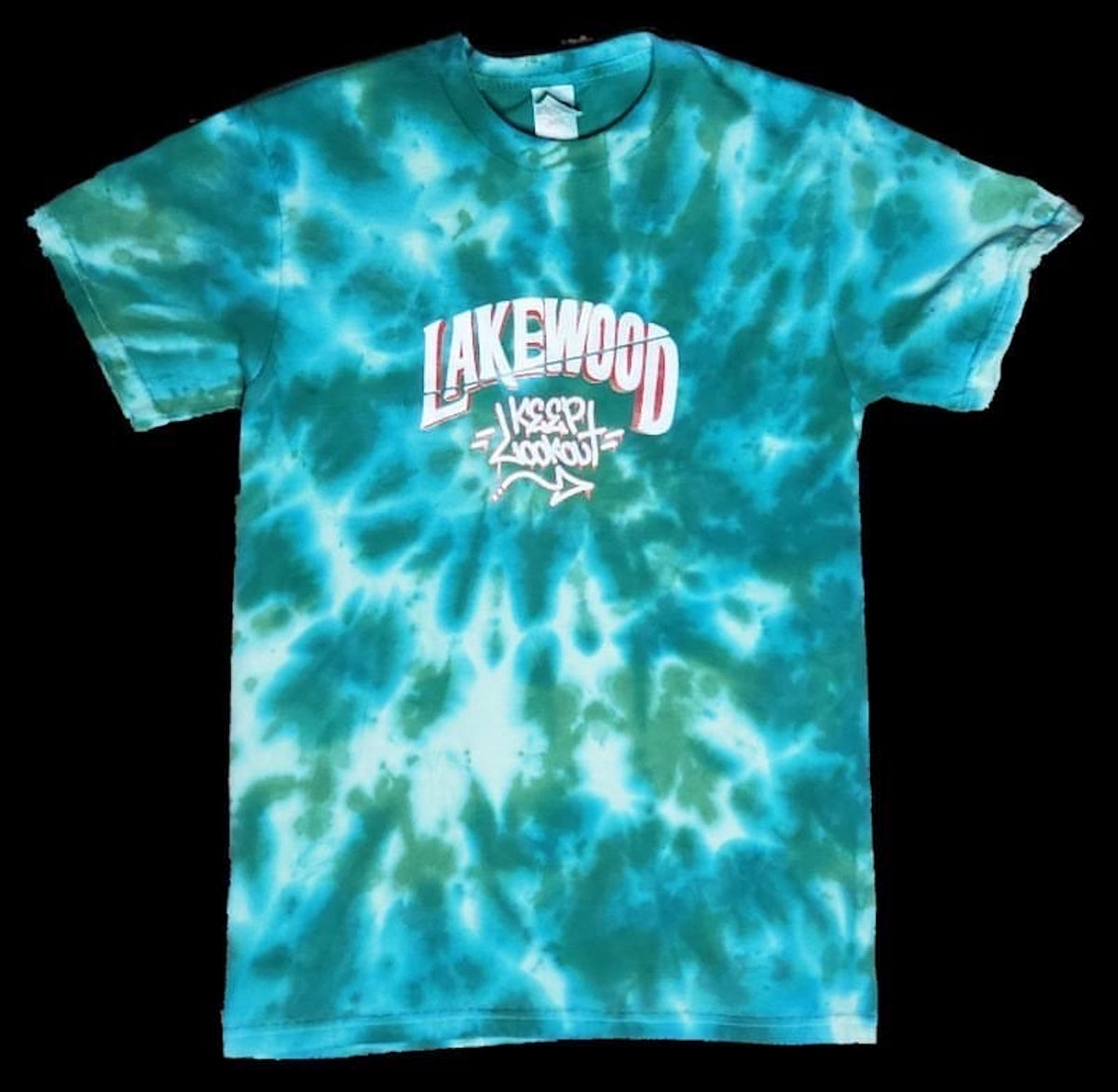 Lakewood x Keep Lookout TShirt [Custom TieDye] Lakewood