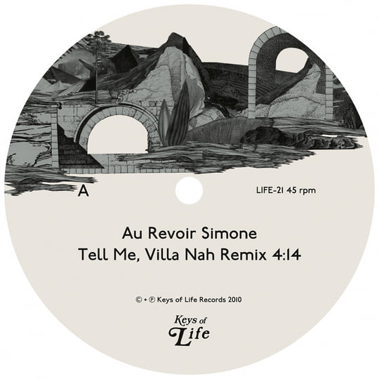 Au Revoir Simone 2枚組LPレコード Au Revoir Simone - Tell Me - Villa Nah Remix | Au Revoir Simone
