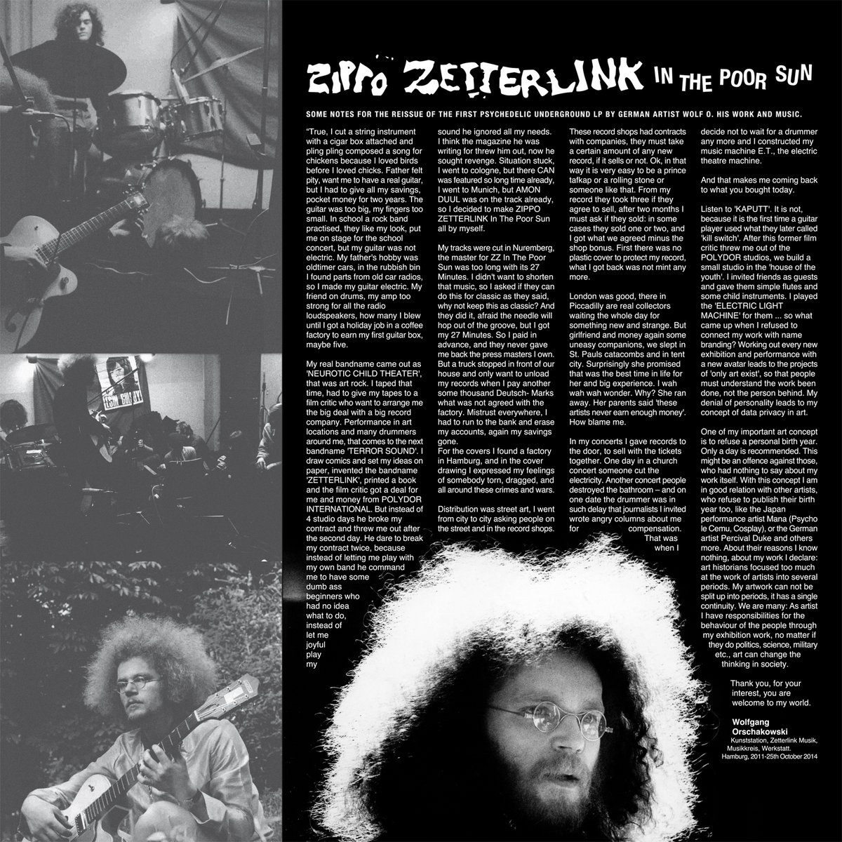 In The Poor Sun | Zippo Zetterlink | Wah Wah Records In The Poor Sun | Zippo Zetterlink | Wah Wah Records