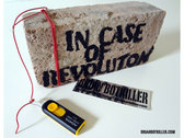IN CASE OF REVOLUTION USB release attached to a brick photo 
