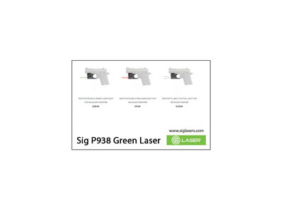 Sig P938 Green Laser main photo