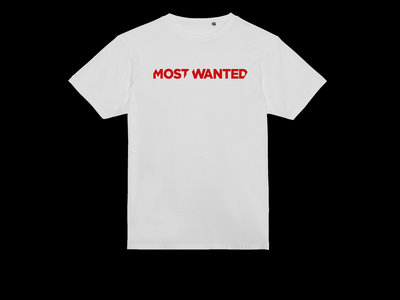 Most Wanted T-shirt (white/red) | Young Tribez