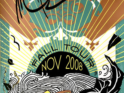 SIGNED November 2008 Tour Poster main photo