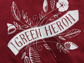 Green Heron Kid's Shirt (Garnet) photo 