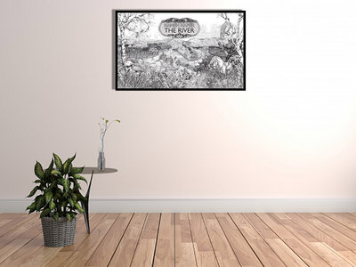 THE RIVER album art work print by Somhairle MacDonald (A2 size) main photo