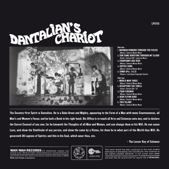 Chariot Rising | Dantalian's Chariot | Wah Wah Records Supersonic