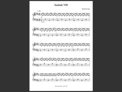 Saudade VII - Sheet Music main photo