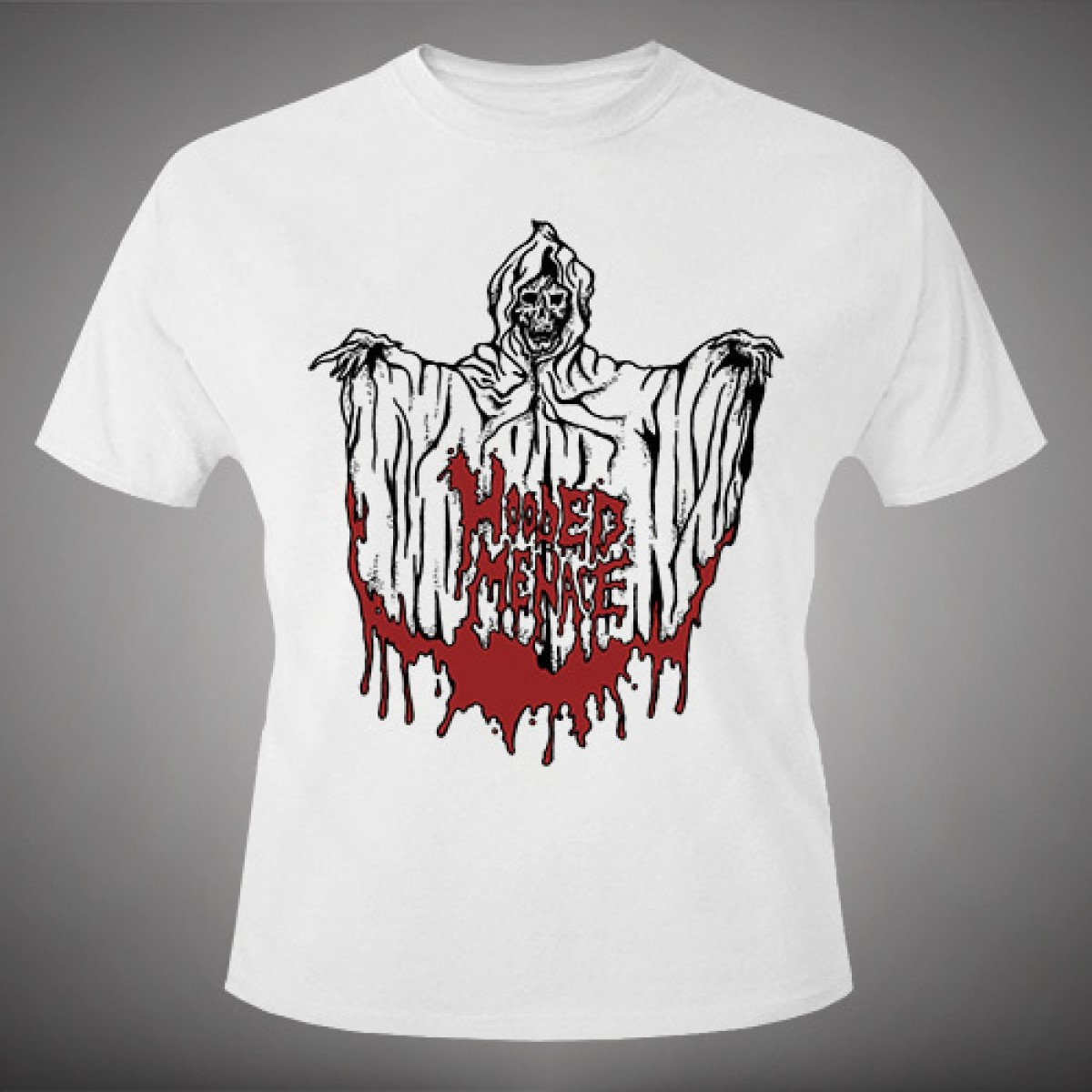 ＊20日までもる＊MYNE CLOAK SHIRT WHITE Blood Cloak White T-Shirt (MADE TO ORDER) | Hooded Menace