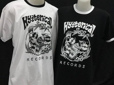Hysterical Records Ringer T-Shirt | BLACK main photo