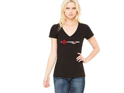 Prescribed Trax Logo V-Neck T Shirt Women's main photo
