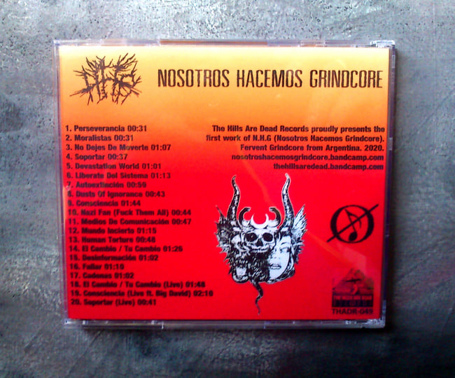 Nosotros Hacemos Grindcore | N.H.G | THE HILLS ARE DEAD - Records