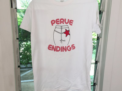 Perve Endings Star Wipe T Shirt White main photo