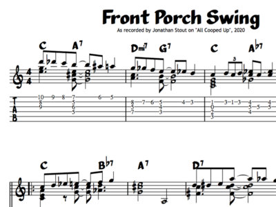"Front Porch Swing" Sheet Music/Tab (PDF) main photo