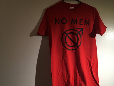 No Men Symbol t-shirt in RED main photo