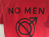 No Men Symbol t-shirt in RED photo 