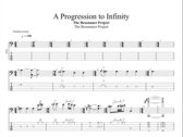 "A Progression to Infinity" digital transcription & play-along pack for GUITAR, BASS, & DRUMS BUNDLE photo 