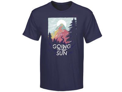 Mountain T-shirt (unisex / midnight navy) main photo