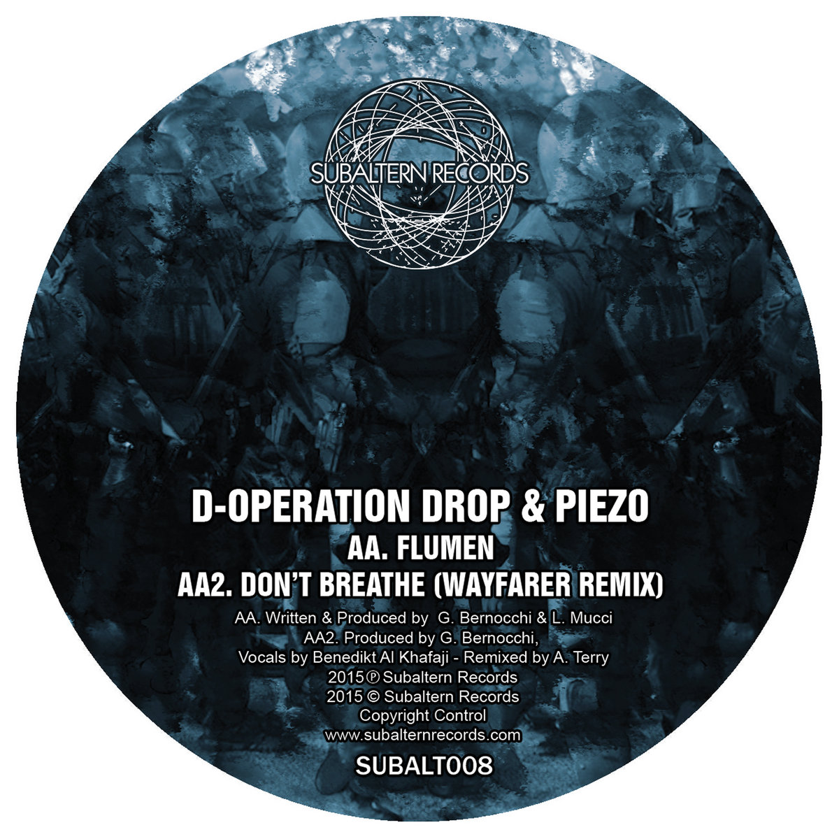 SUBALT008: D-Operation Drop & Piezo - Don't Breathe EP +