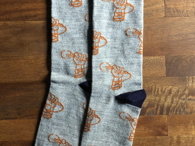ORANGE LINE - MicBulb: Brand Color Socks main photo