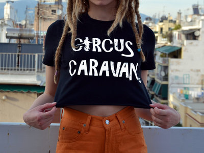Circus Caravan - Black T-shirt (Crop Top) main photo