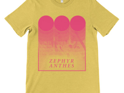 The Zephy III T-shirt.  Heather Yellow with Pink main photo