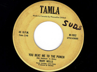 YOU BEAT ME TO THE PUNCH - MARY WELLS - VG+ TAMLA main photo
