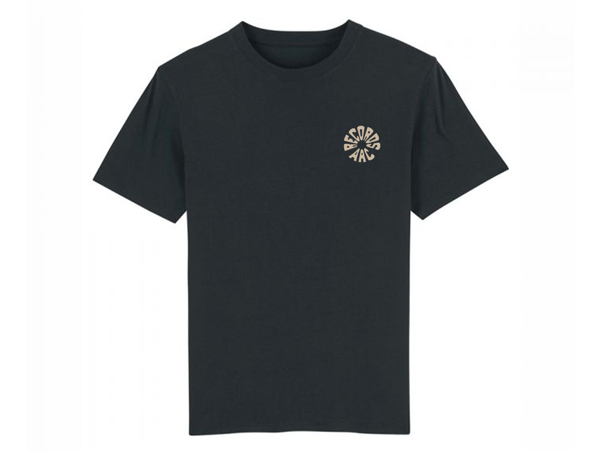 Arc Logo T-Shirt (Black w/Sand Logo) | Arc Records