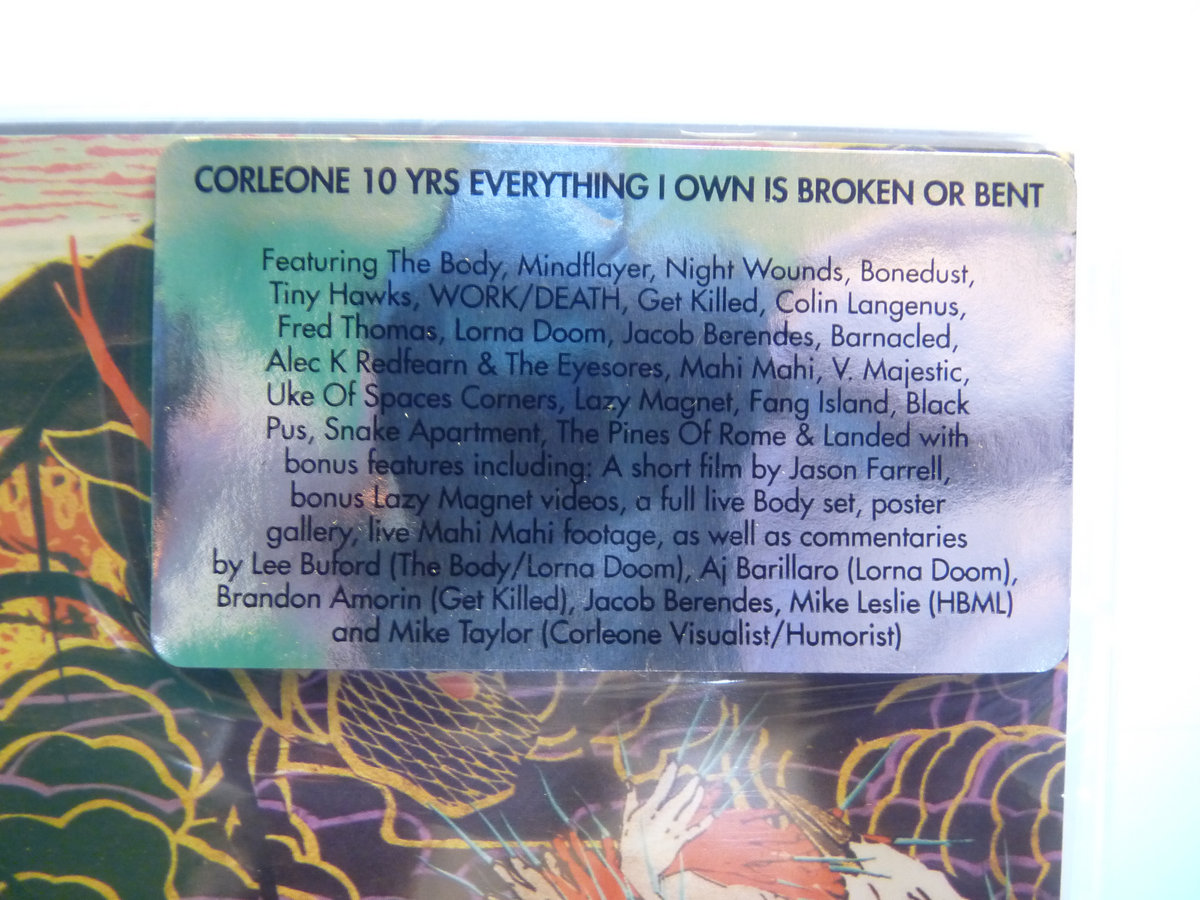 Everything I Own Is Broken Or Bent 10 Year DVD | Corleone Records