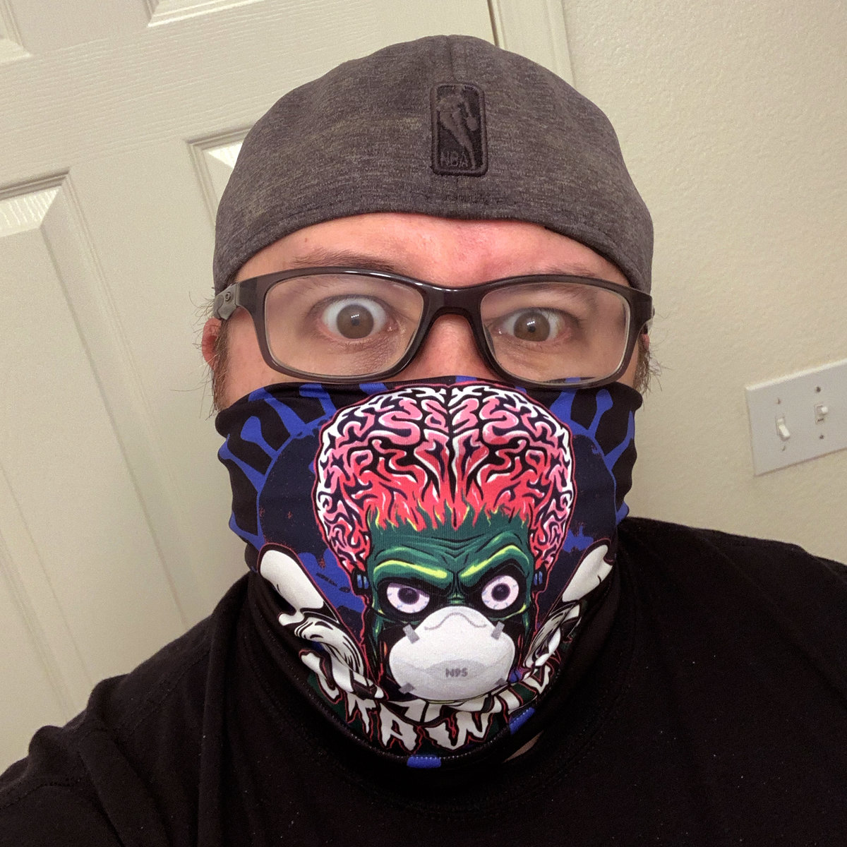 Mars Attacks Covid face mask Earth Crawler