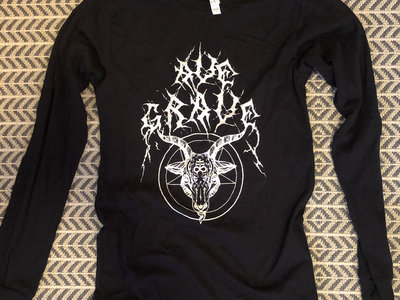 ave grave black metal eagle scout long sleeve main photo