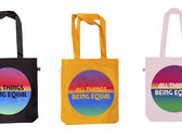 All Things Being Equal Organic Tote photo 