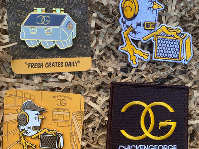 "Collect All 4" Pin + Patch Bundle main photo