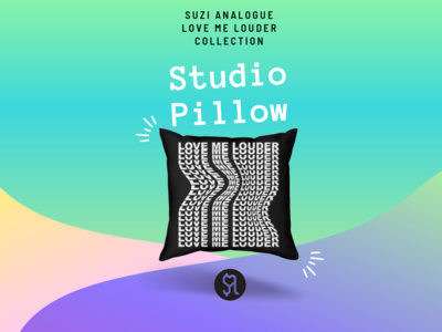 LOVE ME LOUDER Studio Pillow main photo