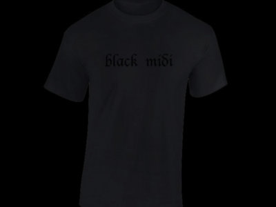 black on black black midi tee (very limited re-run) + FREE DOWNLOAD main photo