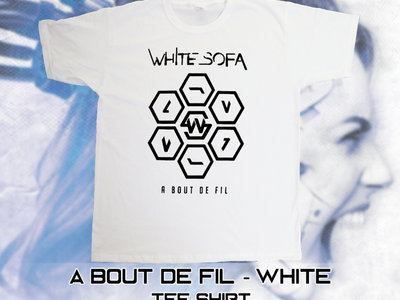 T-shirt A bout de fil - Version blanche main photo