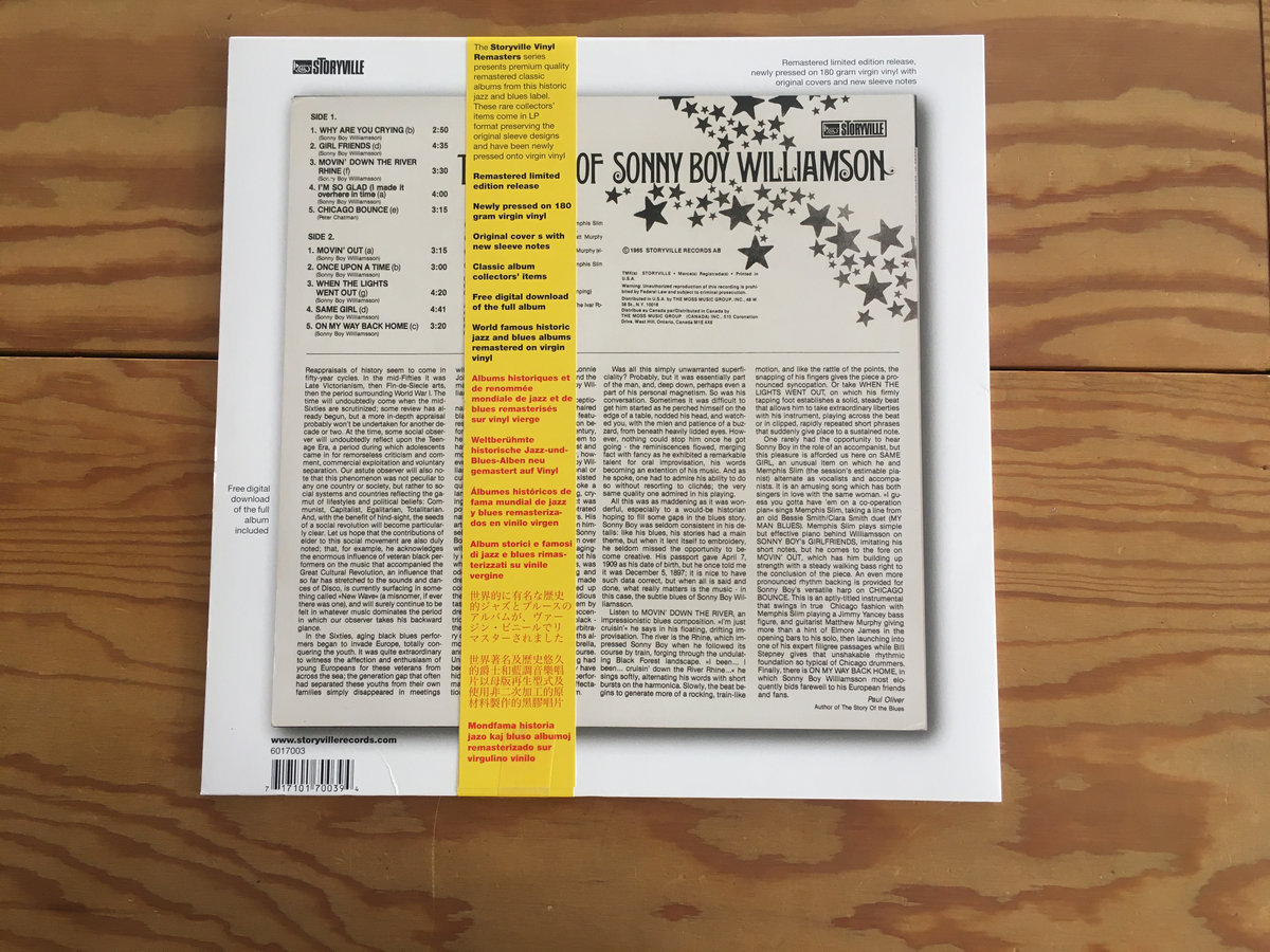 ◾️ブルース傑作4LPボックス ◾️SONNY BOY WILLIAMSON / ソ ◾️ブルース傑作4LPボックス ◾️SONNY BOY WILLIAMSON / ソ