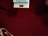(LIMITED) Sweatshirt Dark Red + sticker + lighter photo 