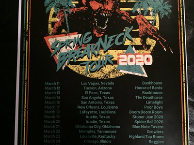 Spring Breakneck 2020 Tour Poster main photo