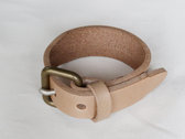 Buckle leather bracelet photo 