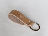 Leather key chain photo 