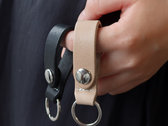 Leather key chain photo 