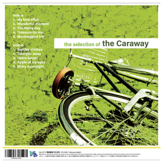 the selection of the Caraway | the Caraway | blue-very label