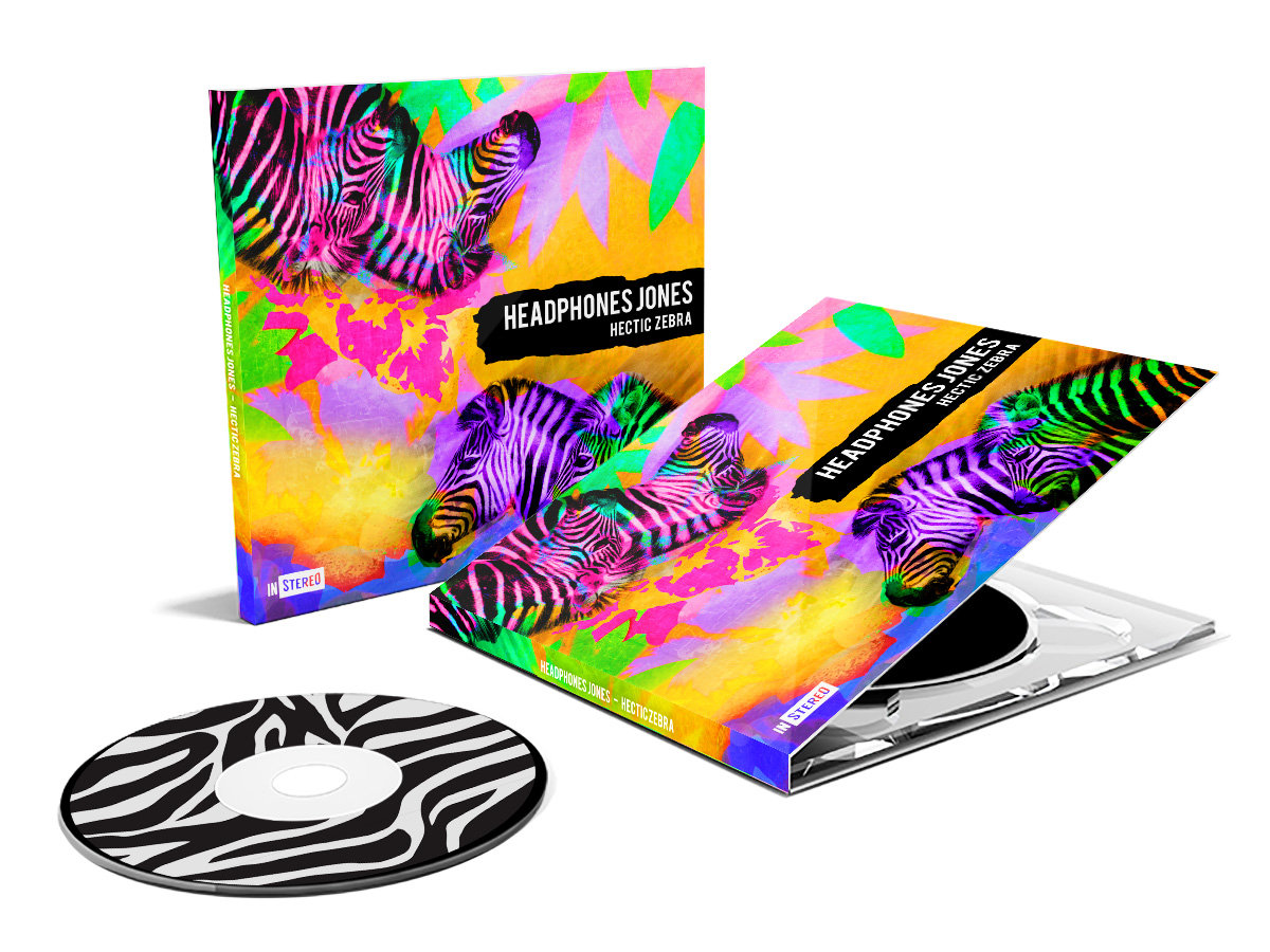 Hectic Zebra Headphones Jones