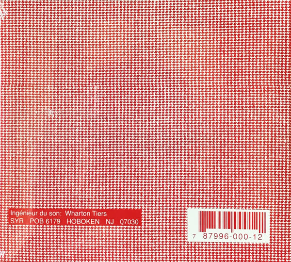 SYR 1 Anagrama | Sonic Youth