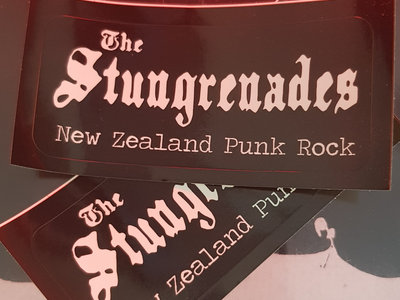 Stungrenades New Zealand Punk Rock sticker main photo