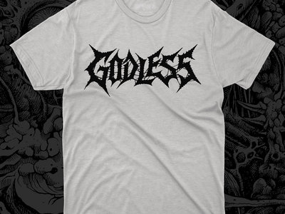 GODLESS Logo T-shirt (White) main photo