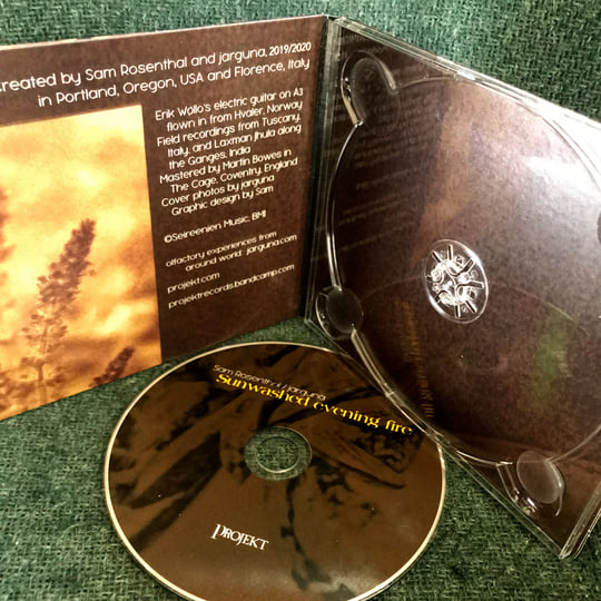 Sunwashed evening fire | Sam Rosenthal / jarguna | Projekt Records