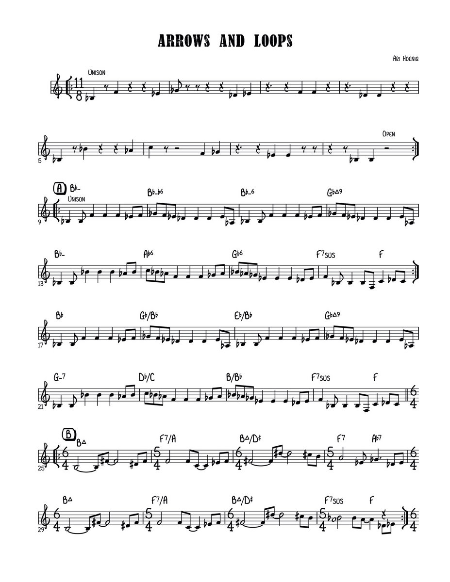 Book The Ari Hoenig Songbook Digital Download Ari Hoenig