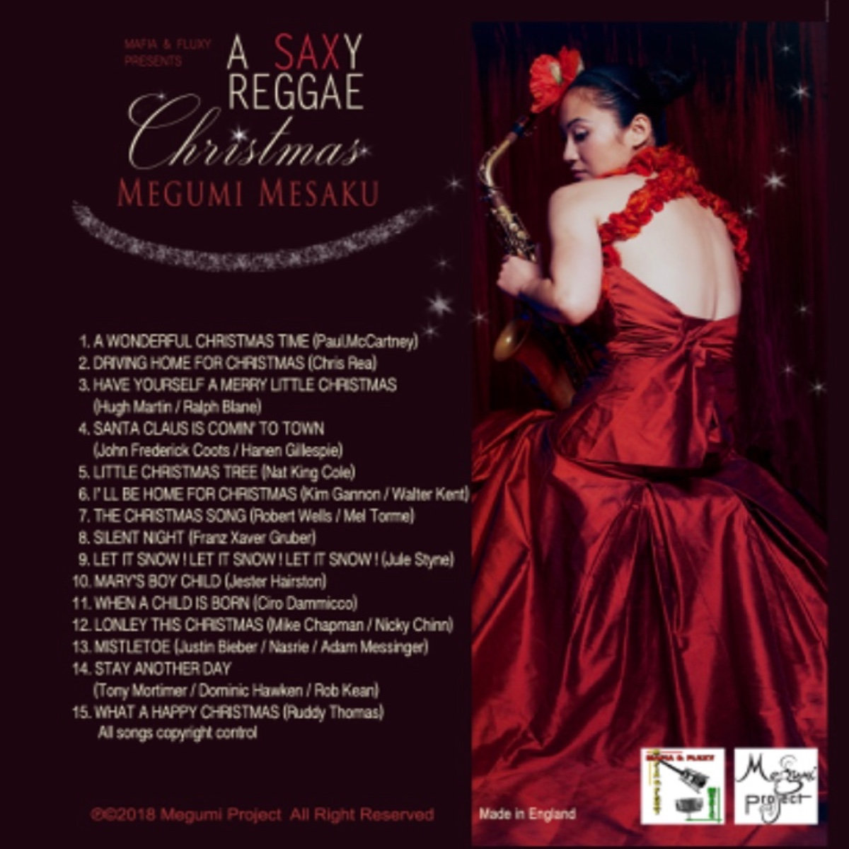 A SAXY REGGAE CHRISTMAS (CD) | MEGUMI MESAKU | MEGUMI MESAKU